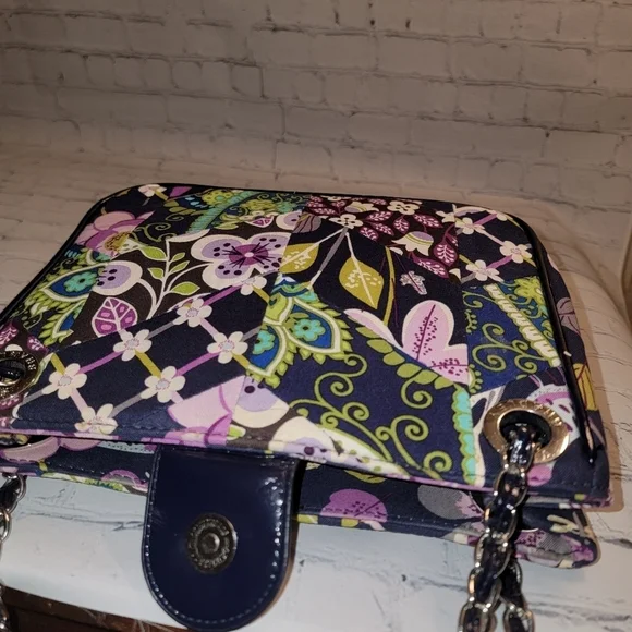 Vera Bradley Floral Nightingale Chain Strap Shoulder Bag - Picture 9 of 10